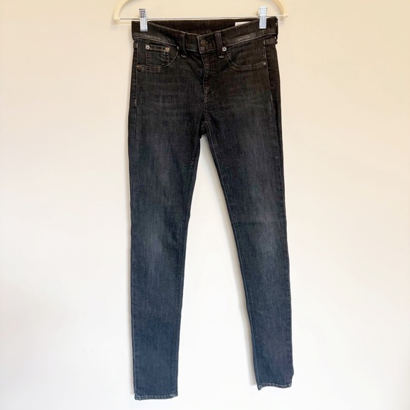 Rag & Bone Classic Black Skinny Women's Jeans - size 27 - Picture 1 of 10